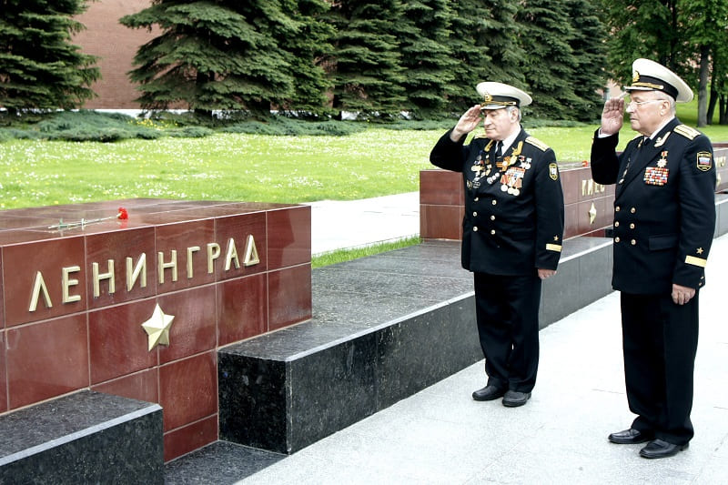 Петербургские ветераны в столице России